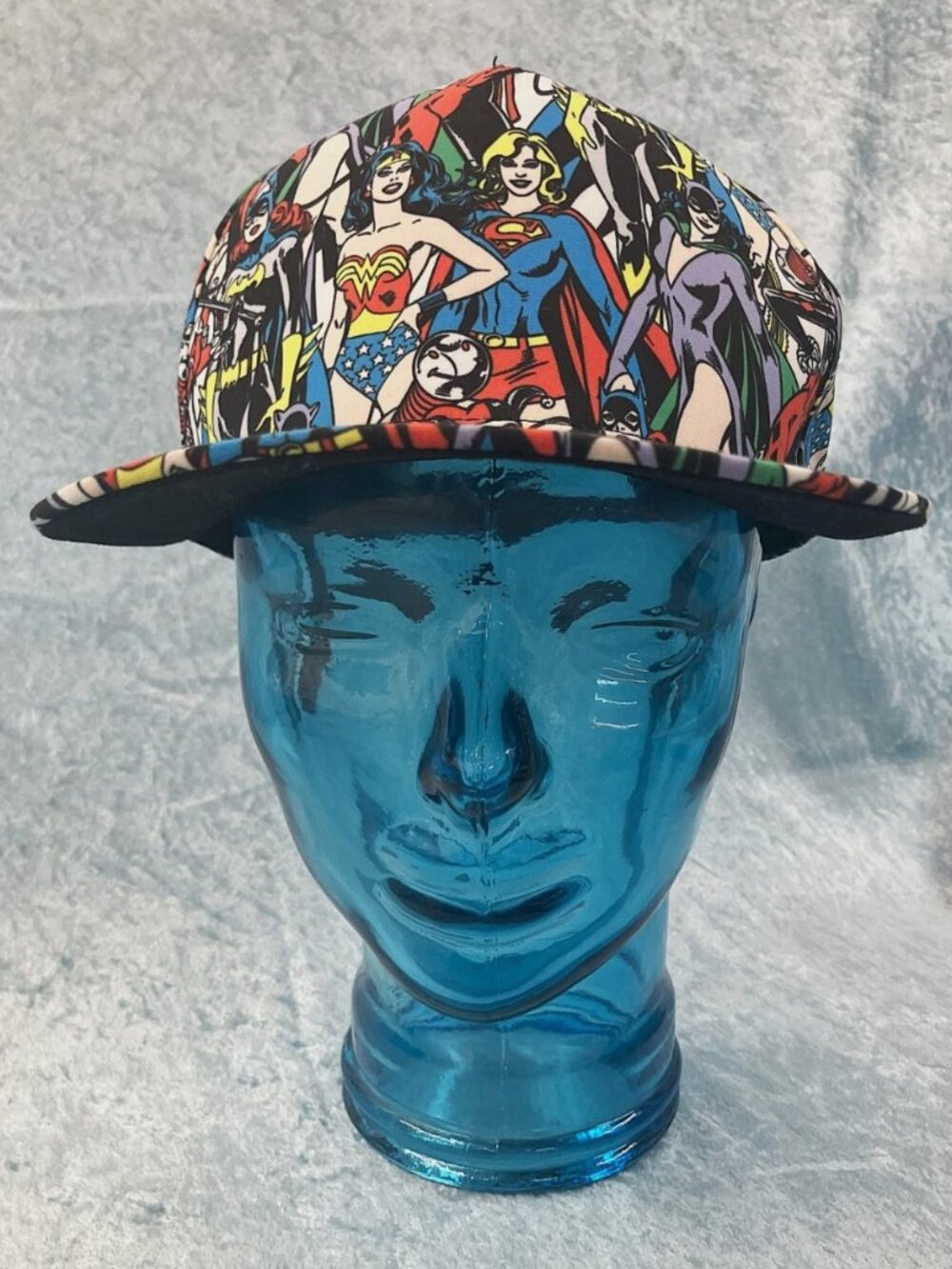 NEW DC Comics Female Super Hero's Flat Bill Snapback Hat